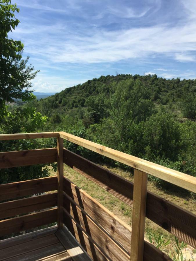 Les Agaves Piscine Panoramique Vue Exceptionnelle Bed & Breakfast Grospierres Bagian luar foto